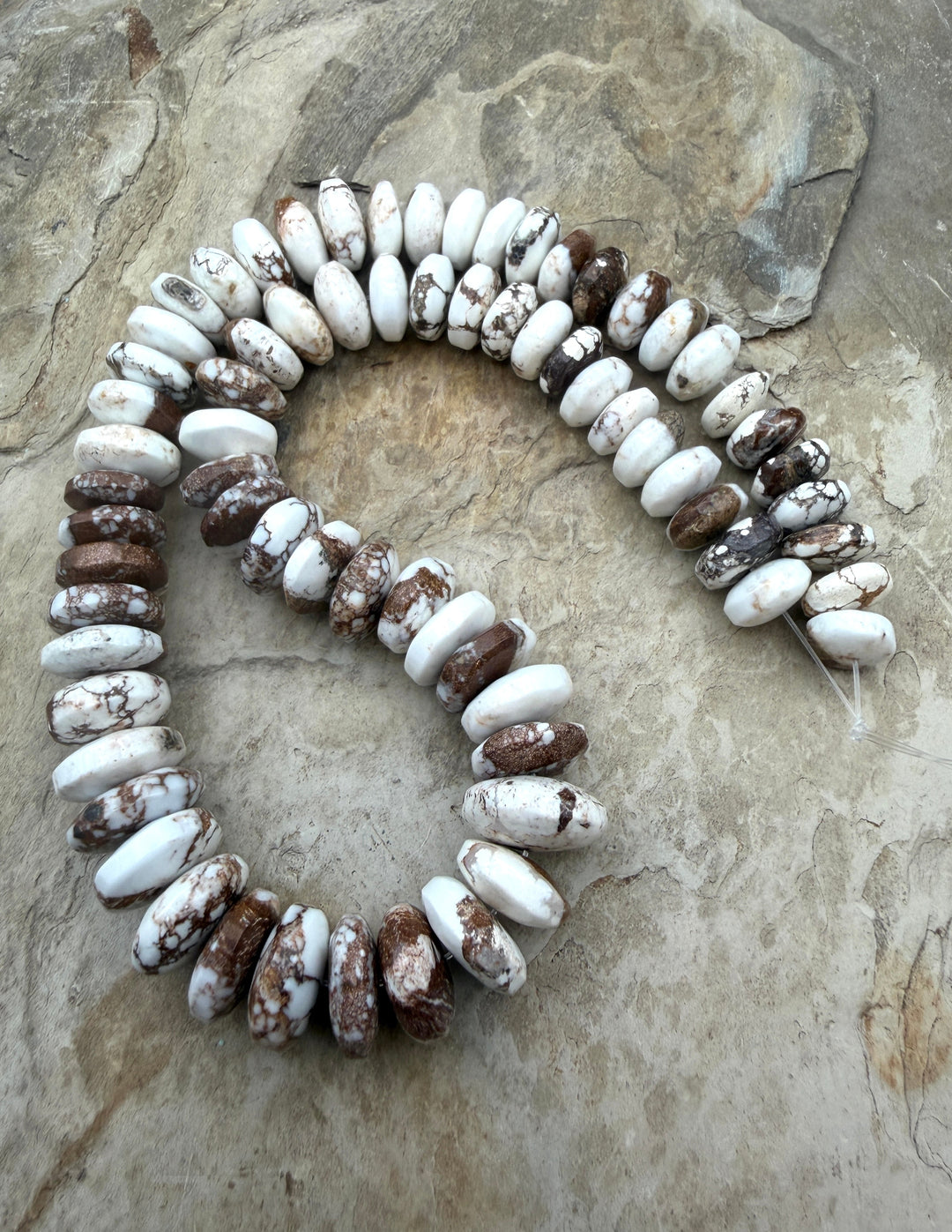 RARE Arizona Wild Horse Medium Graduated Saucer Beads