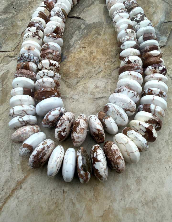RARE Arizona Wild Horse Medium Graduated Saucer Beads