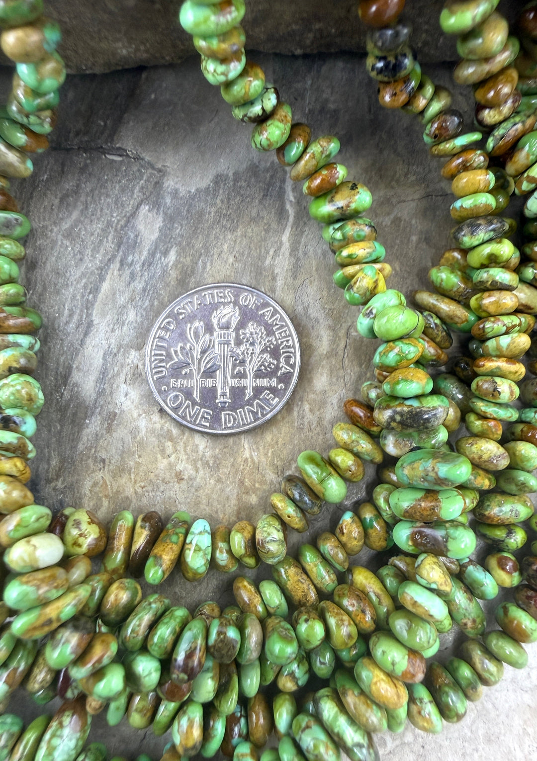 RARE Boulder Sonoran Gold Turquoise (Mex) 4-6mm Nugget/Chip