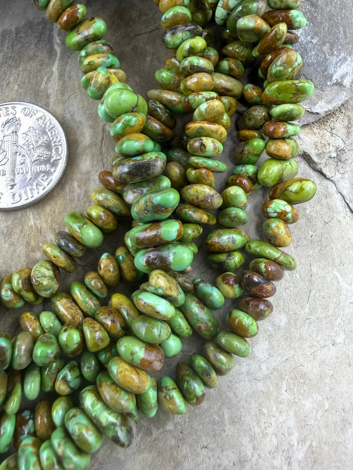 RARE Boulder Sonoran Gold Turquoise (Mex) 4-6mm Nugget/Chip