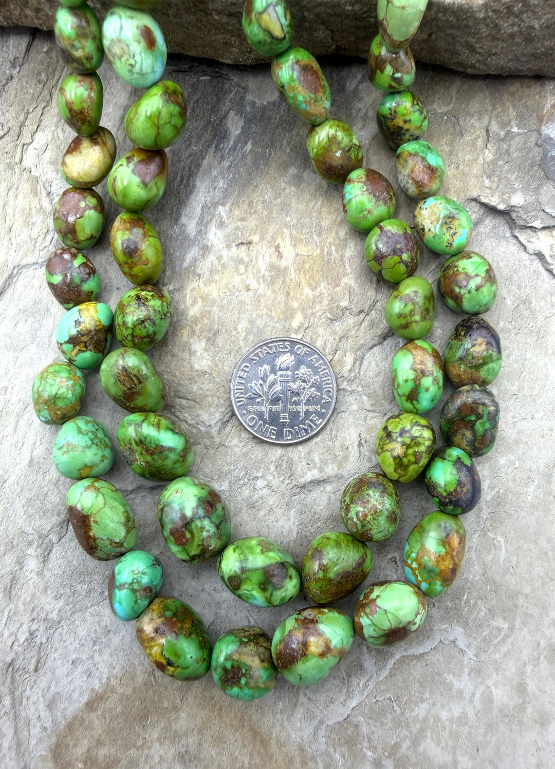 RARE Boulder Sonoran Gold Turquoise (Mex) Graduated