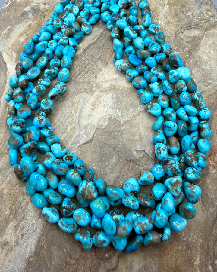 RARE Castle Dome Turquoise (Arizona) Nugget Beads