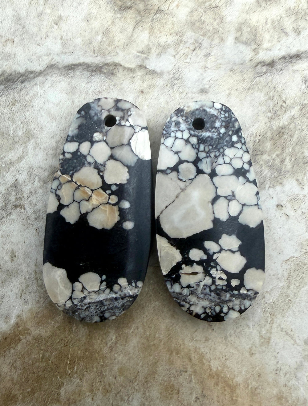 RARE Chalcosiderite ’Turquoise’ Matching Earring Slab Bead