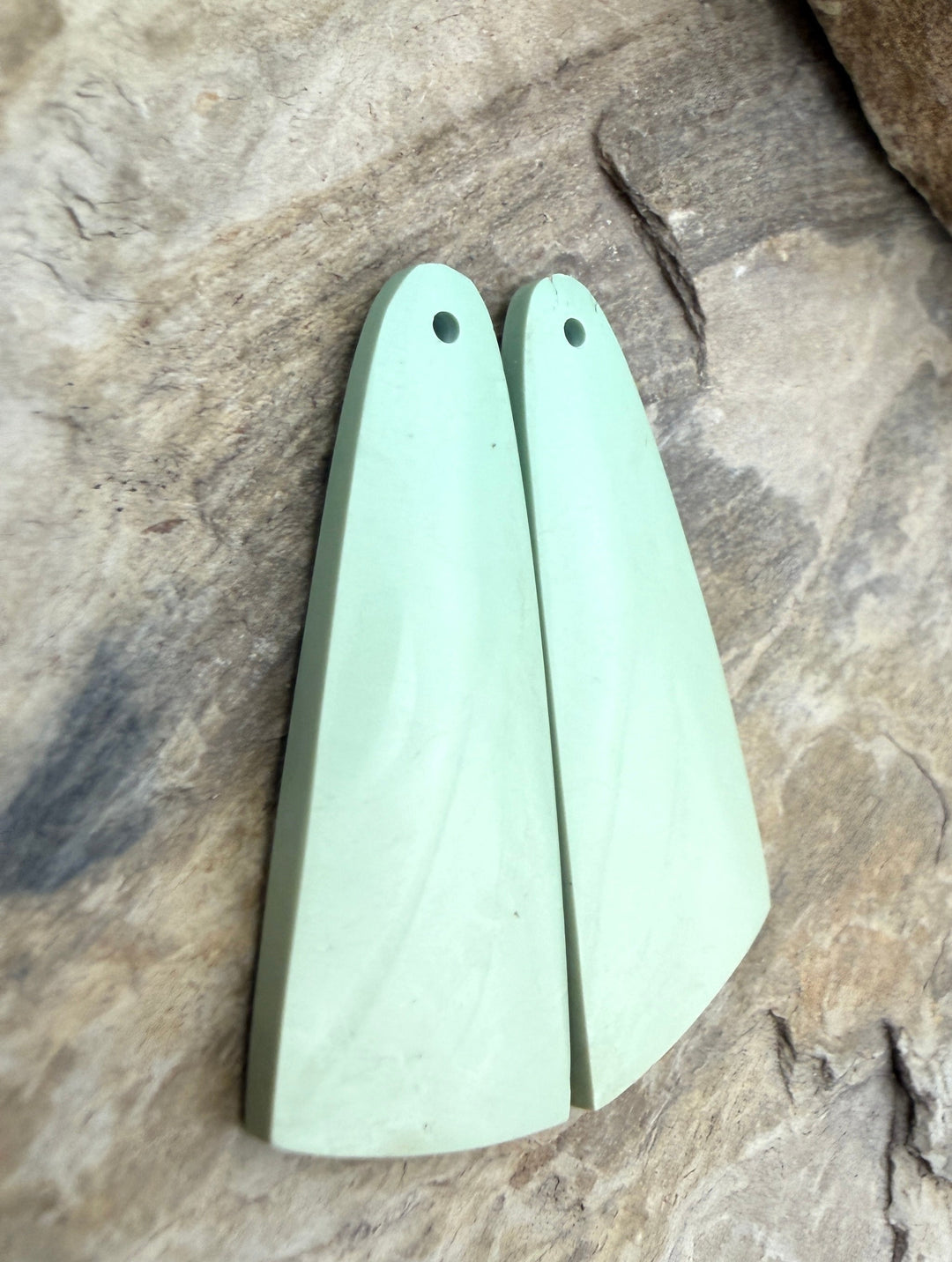 RARE Dry Creek Turquoise (Nevada) Matching Earring Slab
