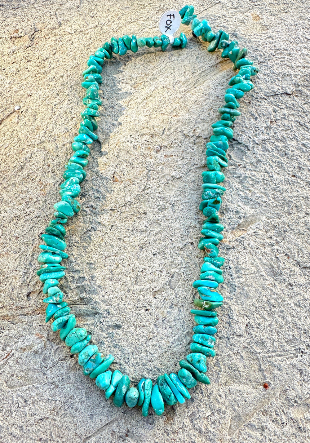 RARE Fox Turquoise (Nevada) 8-10mm Chip/Nugget Beads 16