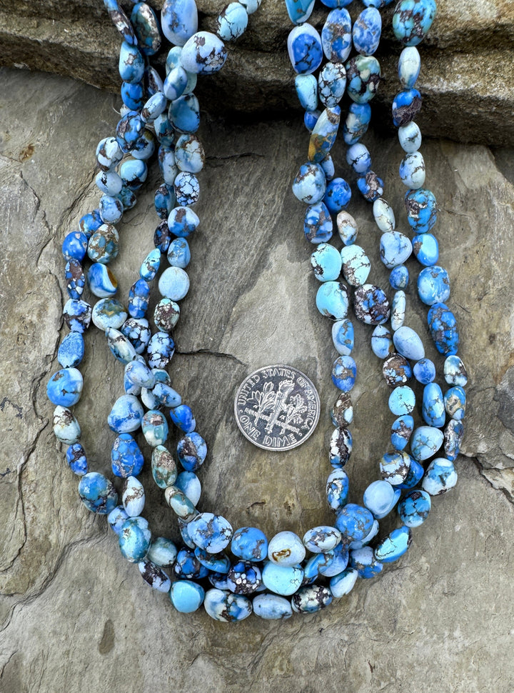 RARE Golden Hills Turquoise (Kazakhstan) 4-6mm Irregular