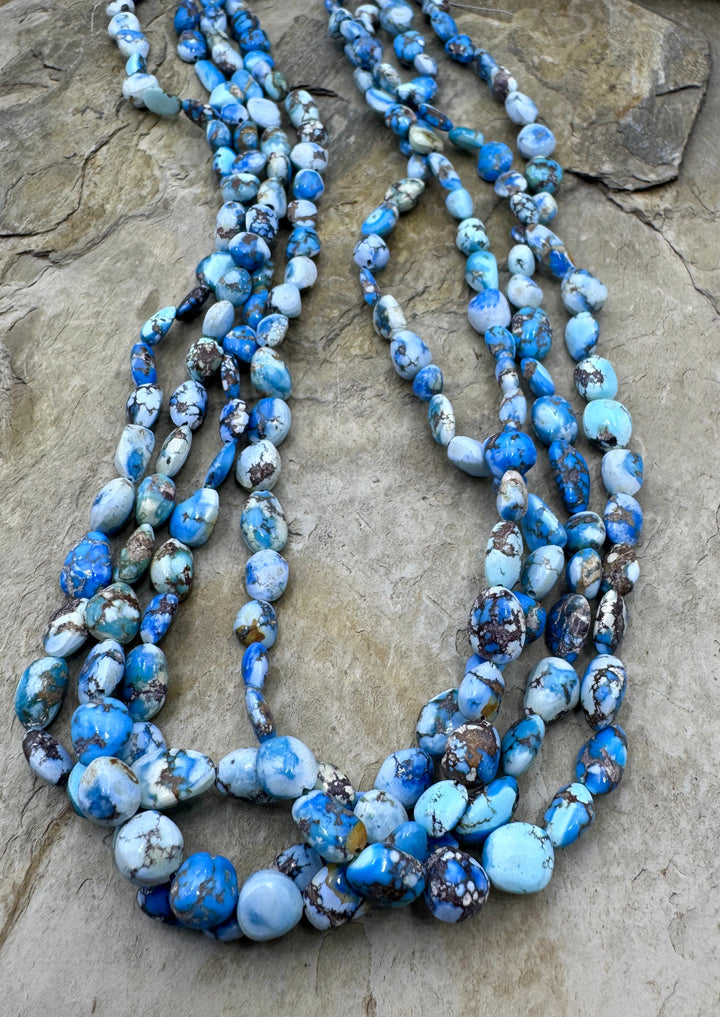 RARE Golden Hills Turquoise (Kazakhstan) 4-6mm Irregular