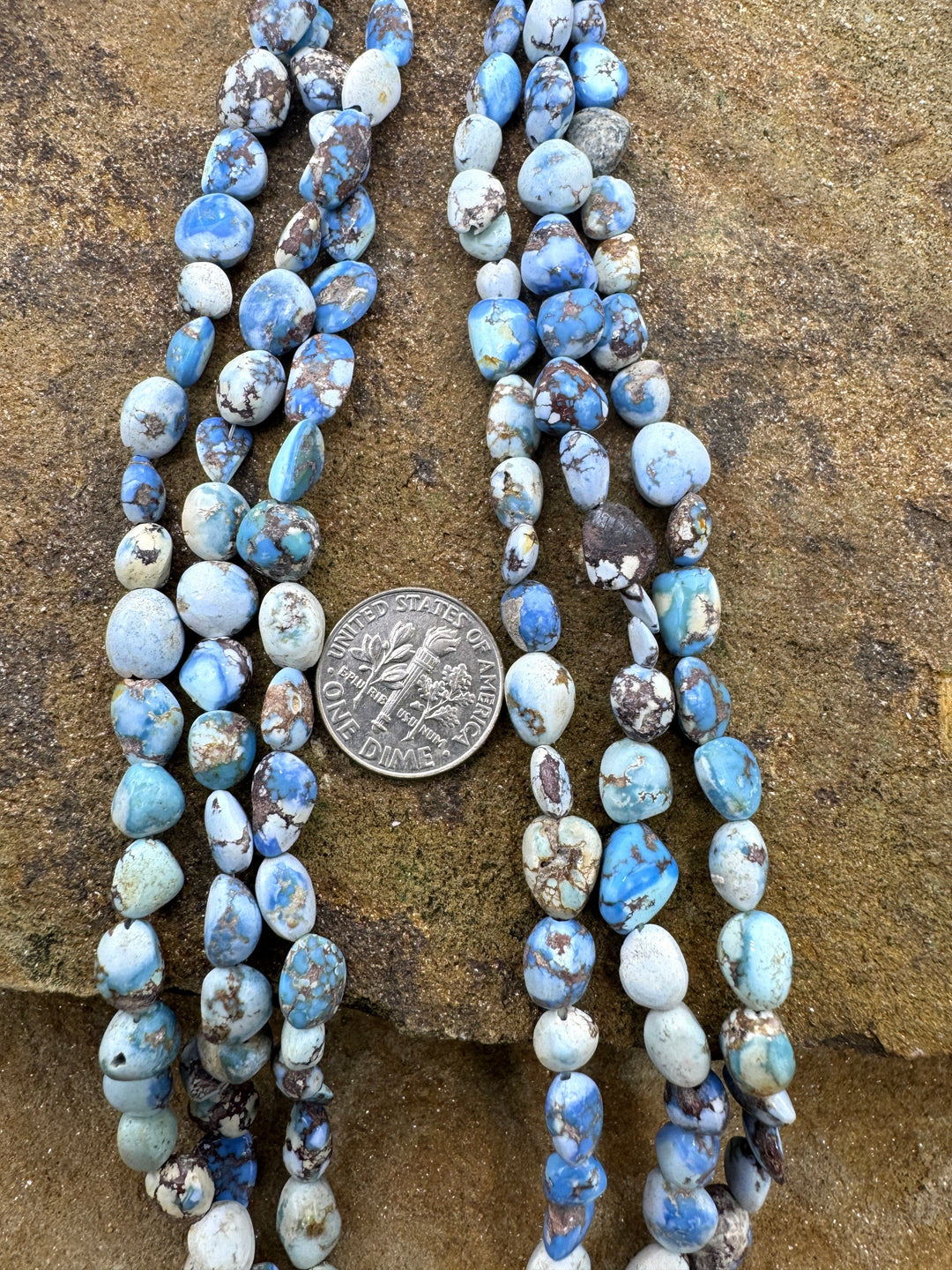 RARE Golden Hills Turquoise (Kazakhstan) 4-7mm Irregular