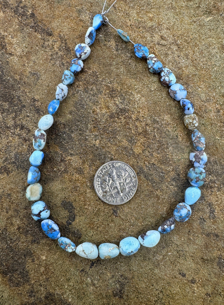 RARE Golden Hills Turquoise (Kazakhstan) 4-7mm Irregular