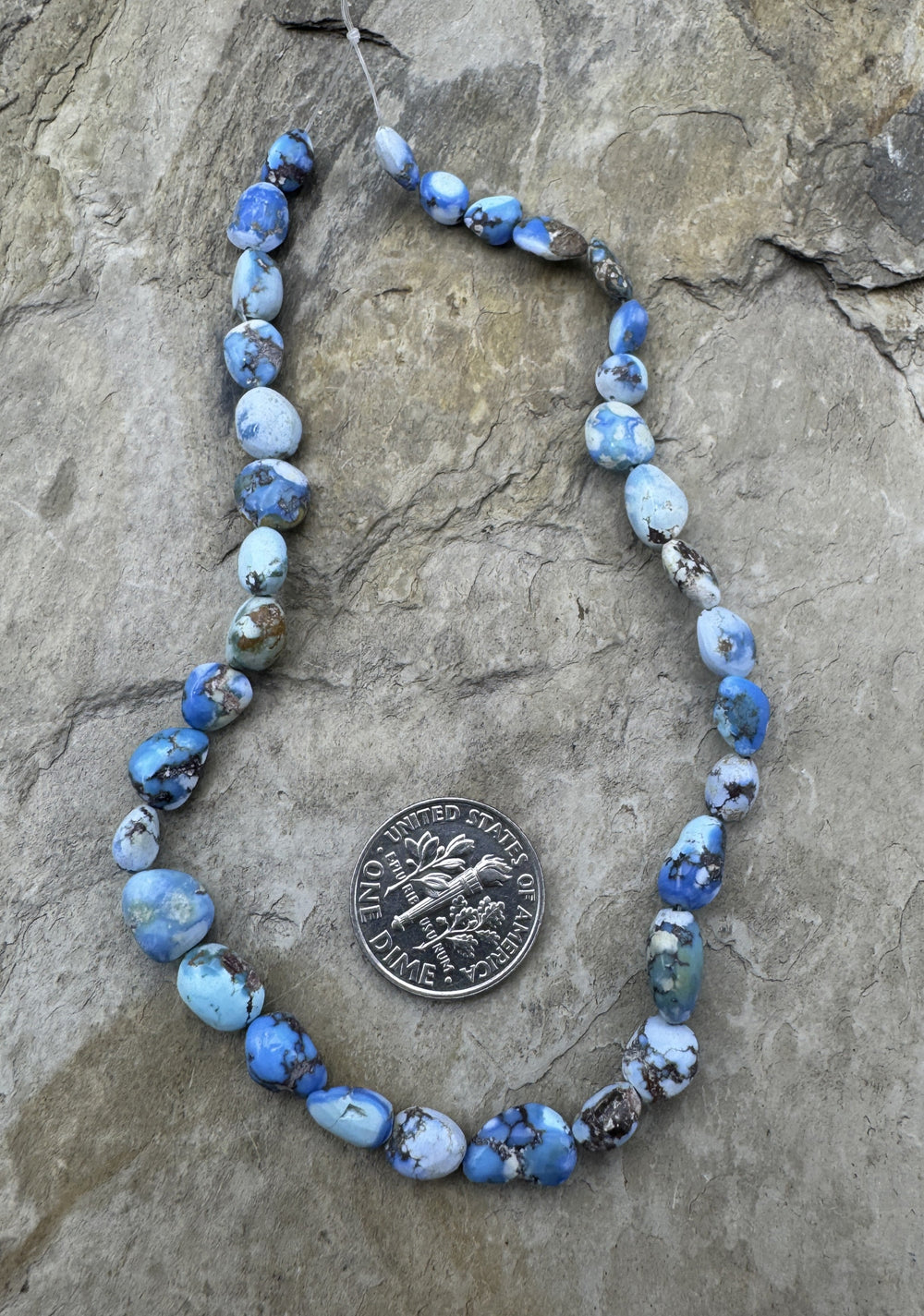 RARE Golden Hills Turquoise (Kazakhstan) 4mm-6x9mm