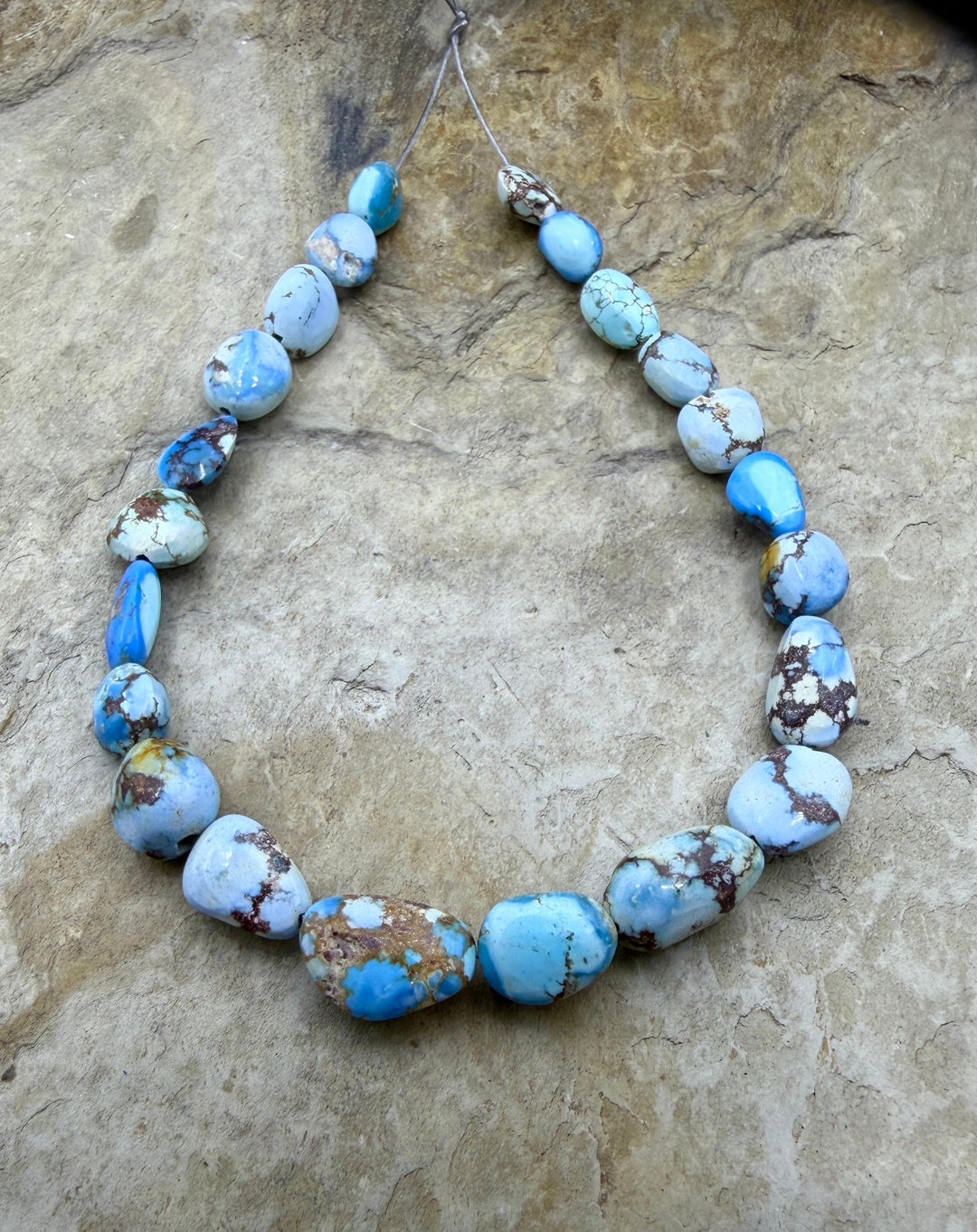 RARE Golden Hills Turquoise (Kazakhstan) 4mm-8x12mm