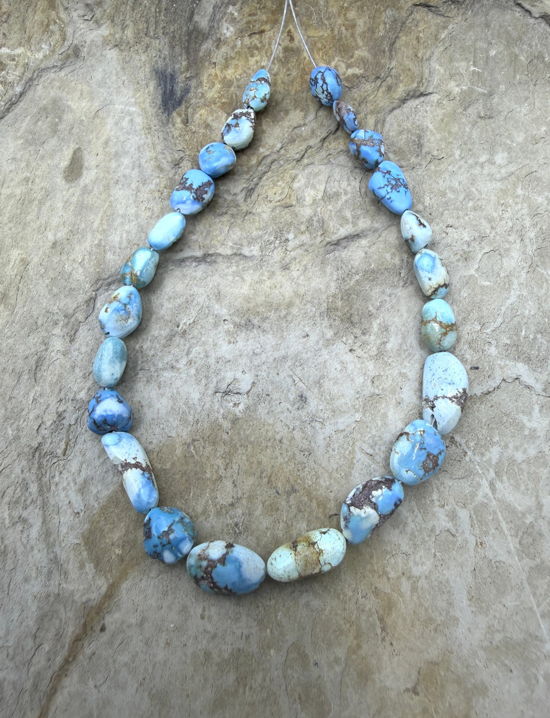 RARE Golden Hills Turquoise (Kazakhstan) 4mm-8x12mm