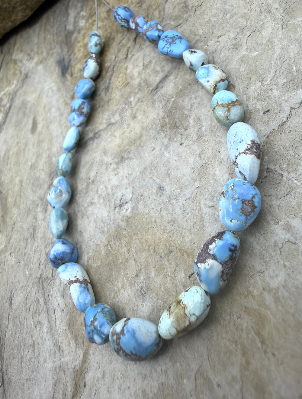 RARE Golden Hills Turquoise (Kazakhstan) 4mm-8x12mm