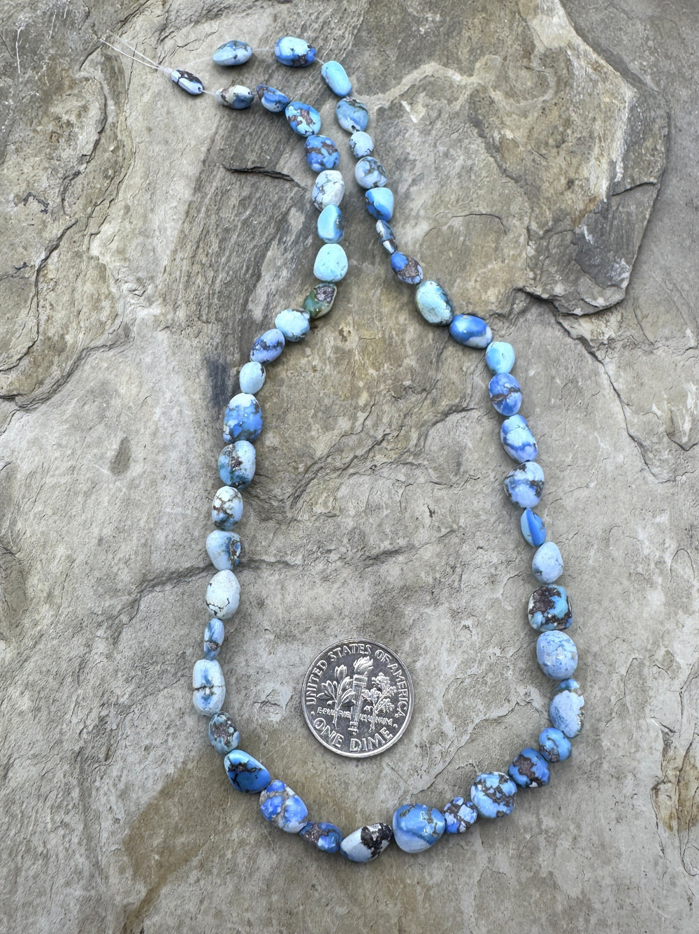 RARE Golden Hills Turquoise (Kazakhstan) 4x5-6x9mm