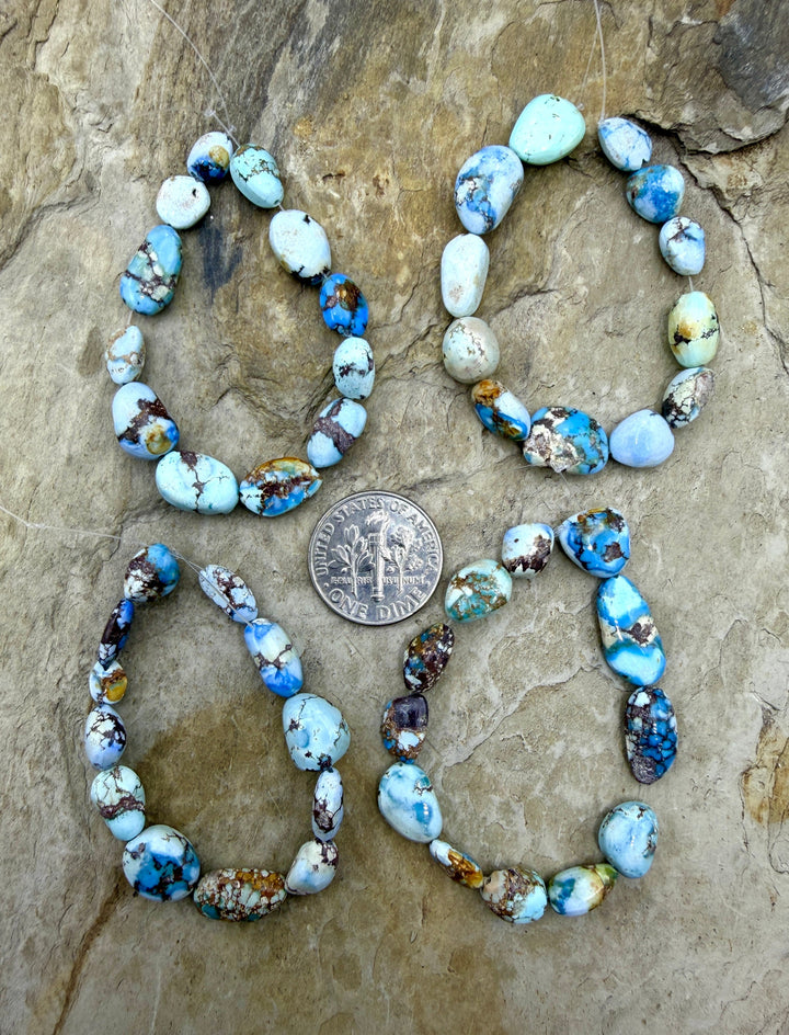 RARE Golden Hills Turquoise (Kazakhstan) 6mm-8x12mm