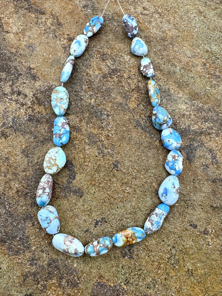 RARE Golden Hills Turquoise (Kazakhstan) 6x8mm-8x13mm