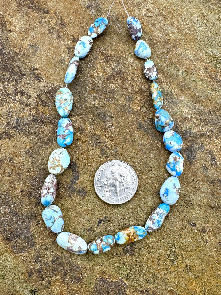 RARE Golden Hills Turquoise (Kazakhstan) 6x8mm-8x13mm