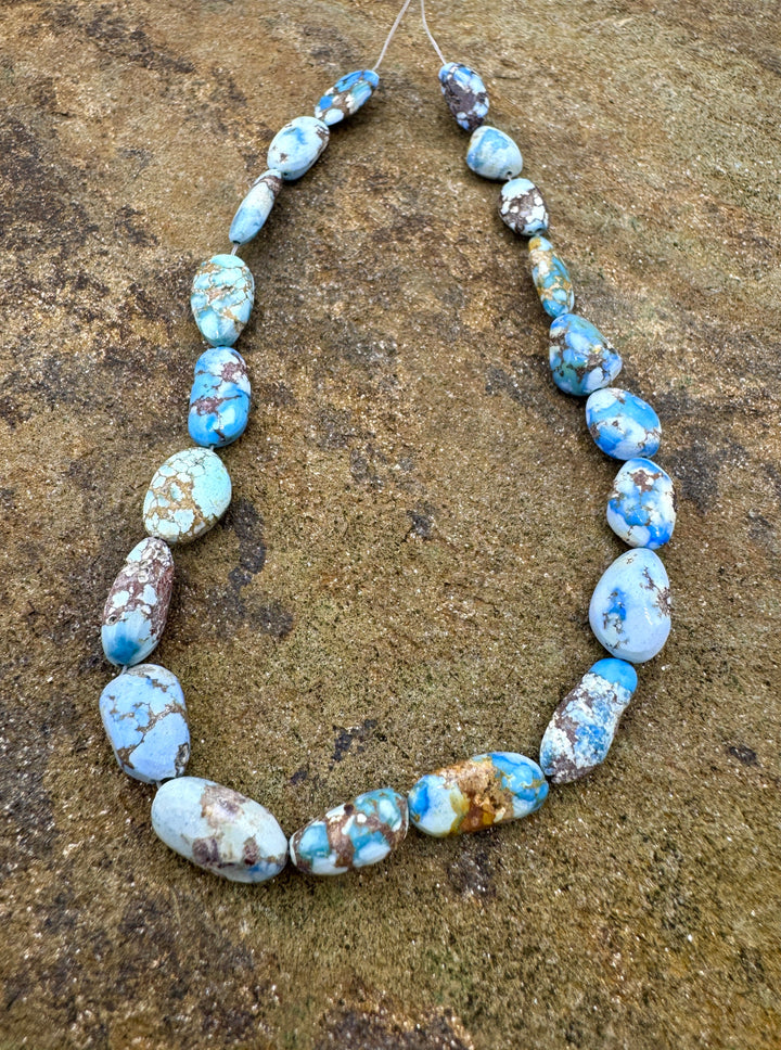 RARE Golden Hills Turquoise (Kazakhstan) 6x8mm-8x13mm