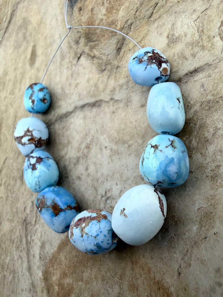 RARE Golden Hills Turquoise (Kazakhstan) Graduated Large