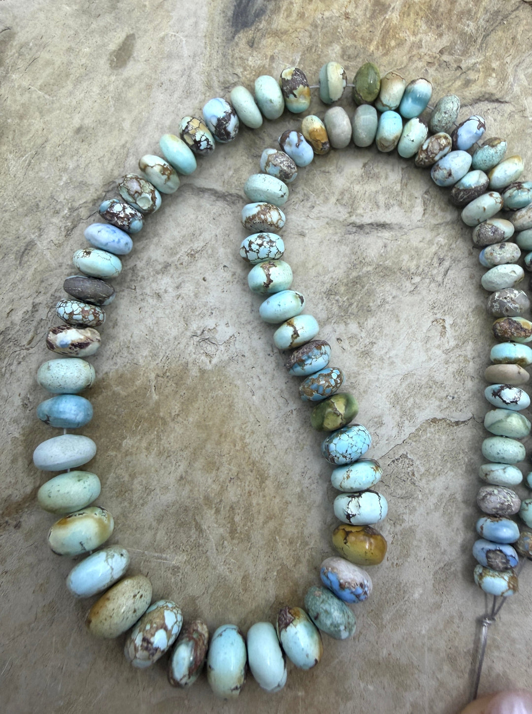RARE Golden Hills Turquoise (Kazakhstan) Handcut 5-8mm