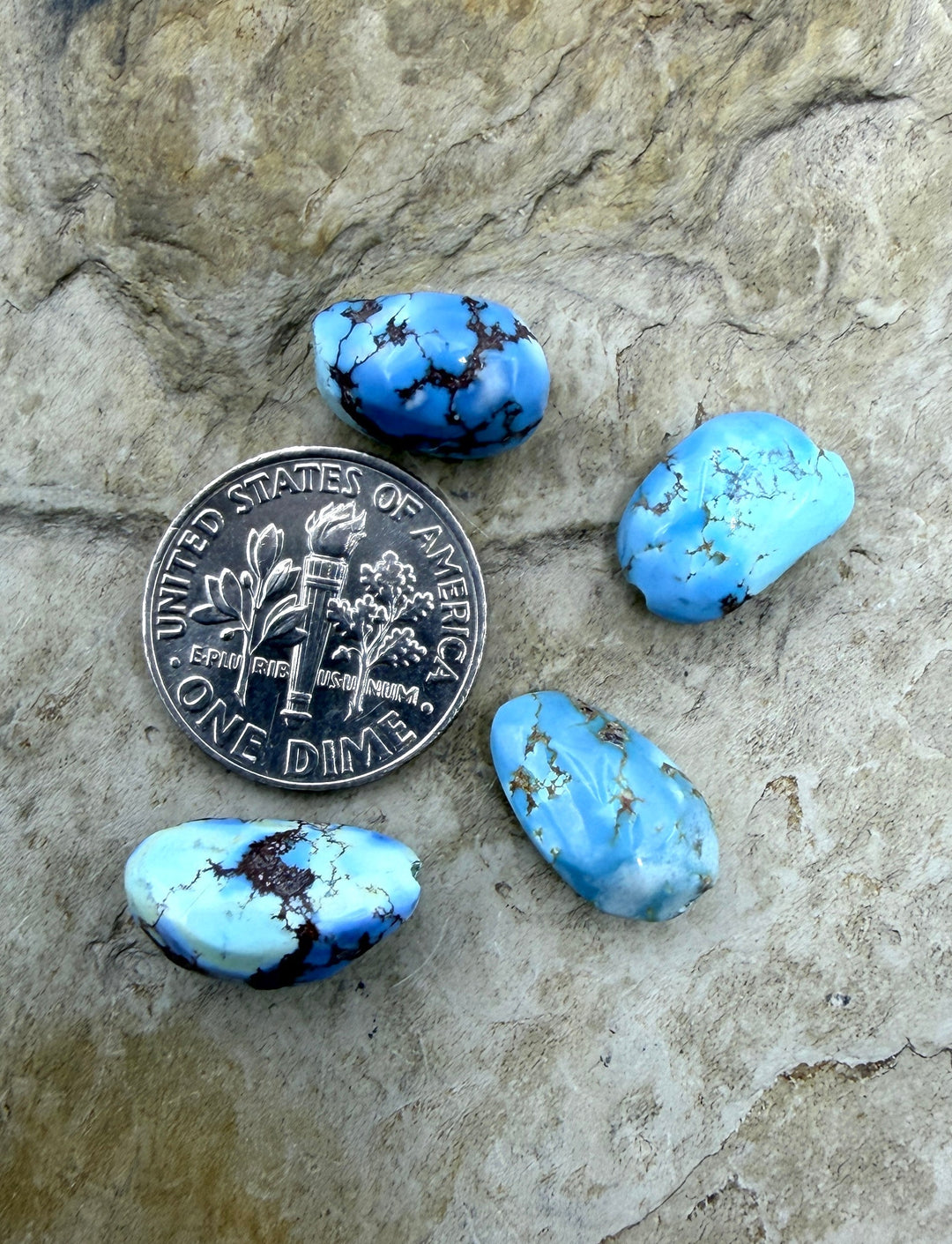 RARE Golden Hills Turquoise (Kazakhstan) Large Freeform