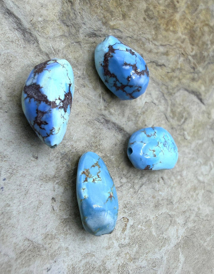RARE Golden Hills Turquoise (Kazakhstan) Large Freeform