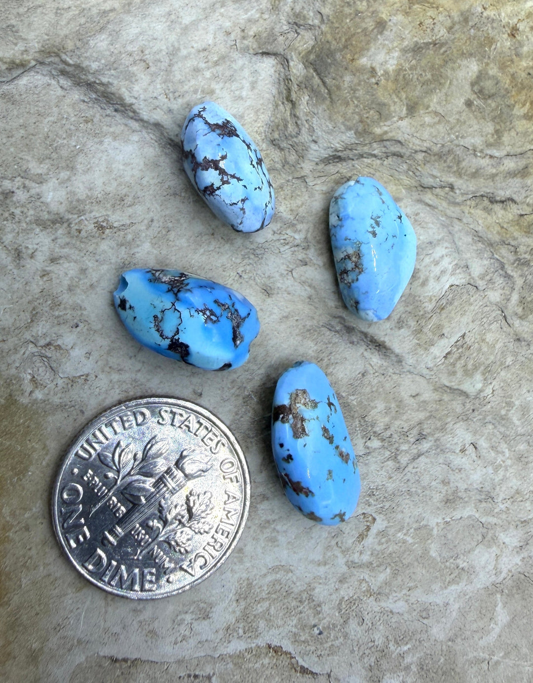RARE Golden Hills Turquoise (Kazakhstan) Large Freeform