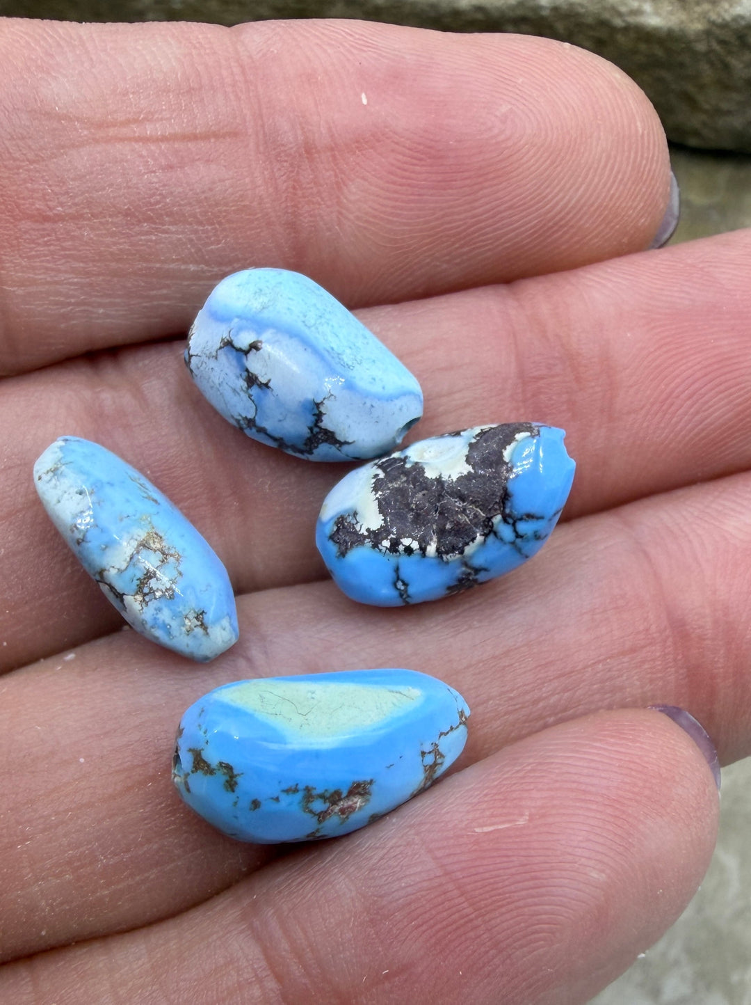 RARE Golden Hills Turquoise (Kazakhstan) Large Freeform
