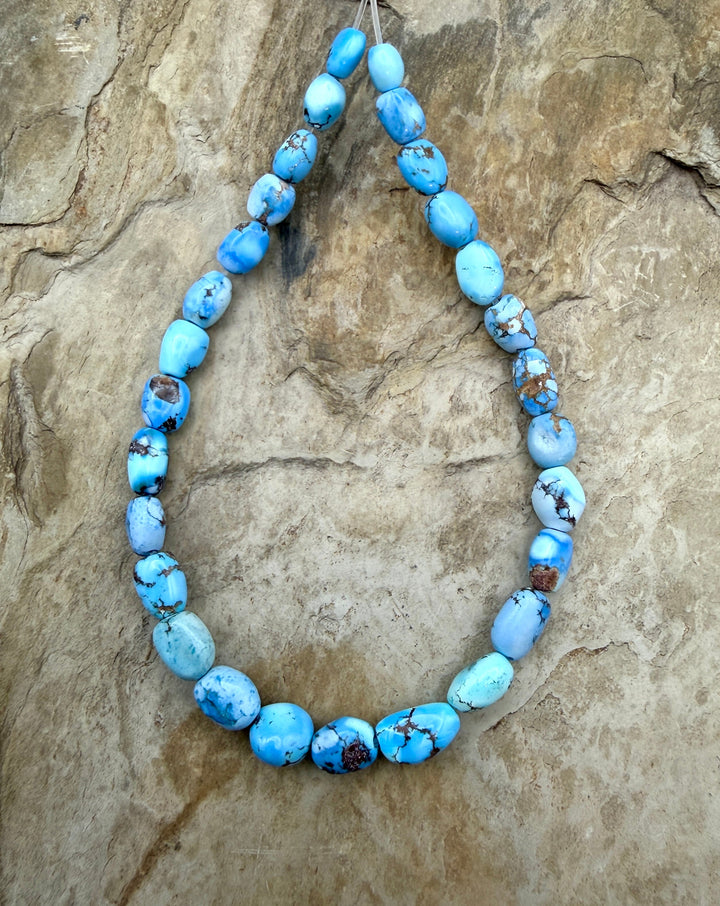 RARE Golden Hills Turquoise (Kazakhstan) Large Graduated