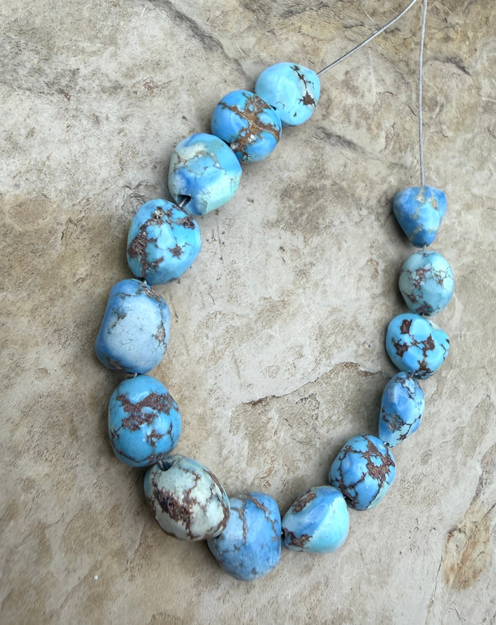 RARE Golden Hills Turquoise (Kazakhstan) Large Rounded
