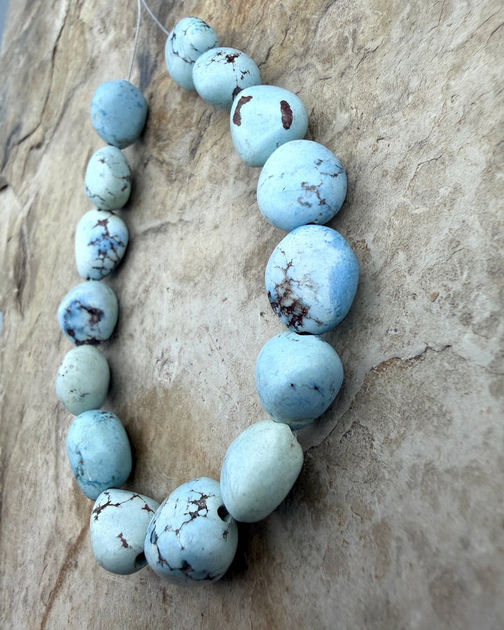 RARE Golden Hills Turquoise (Kazakhstan) Large Rounded