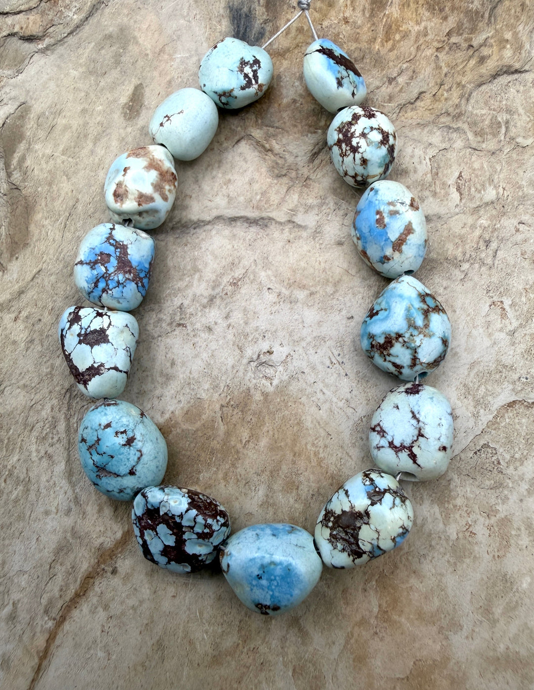 RARE Golden Hills Turquoise (Kazakhstan) Large Rounded