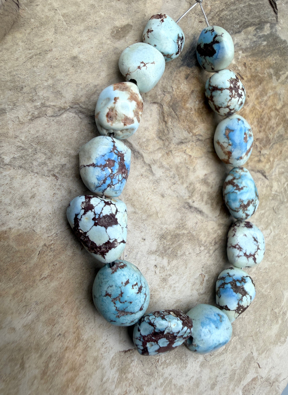 RARE Golden Hills Turquoise (Kazakhstan) Large Rounded