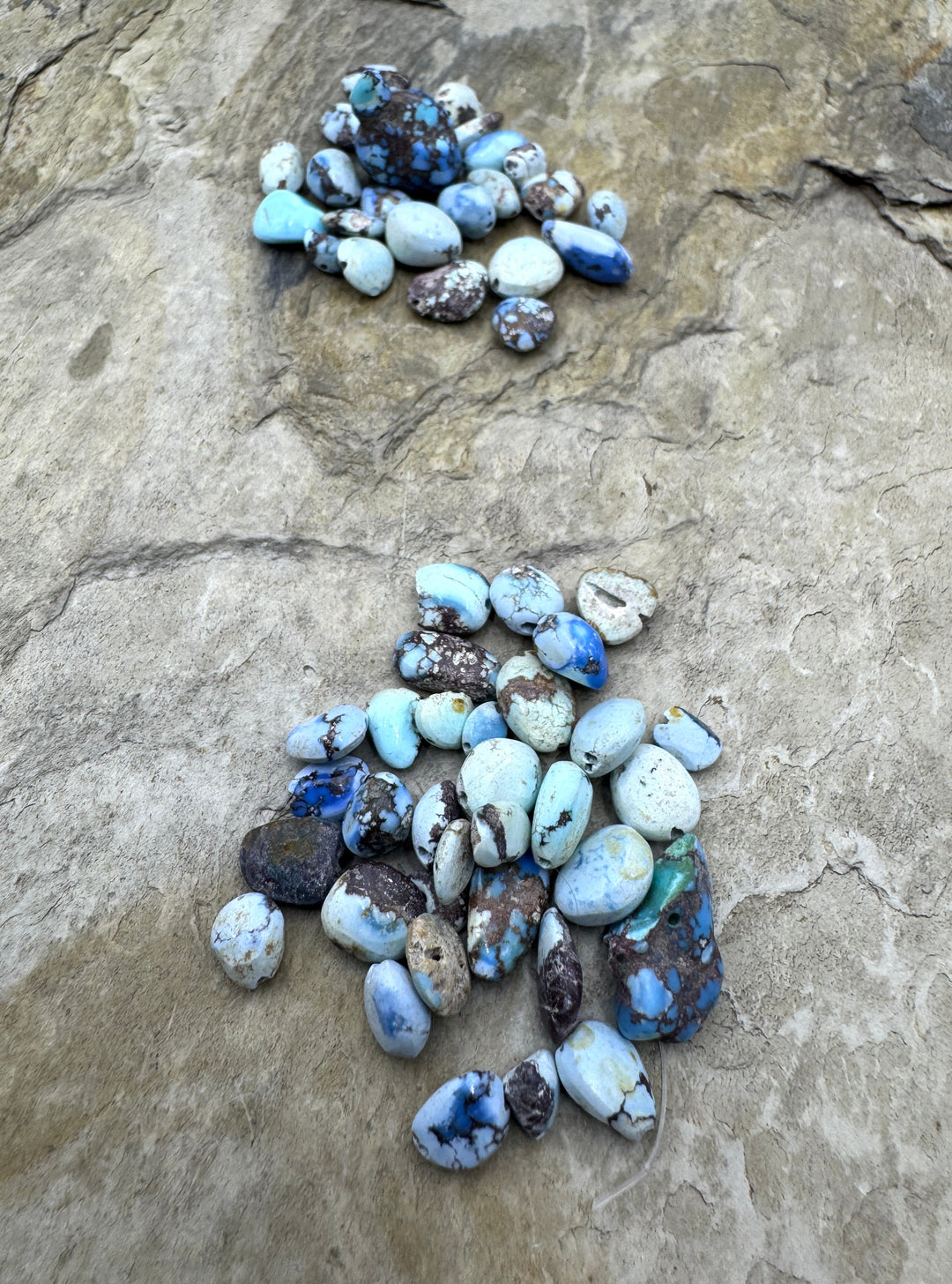 RARE Golden Hills Turquoise (Kazakhstan) LOT of Low Quality