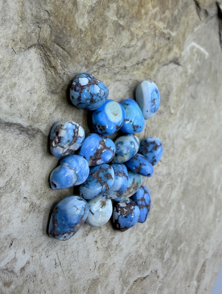 RARE Golden Hills Turquoise (KazakhstanRounded Nugget Beads