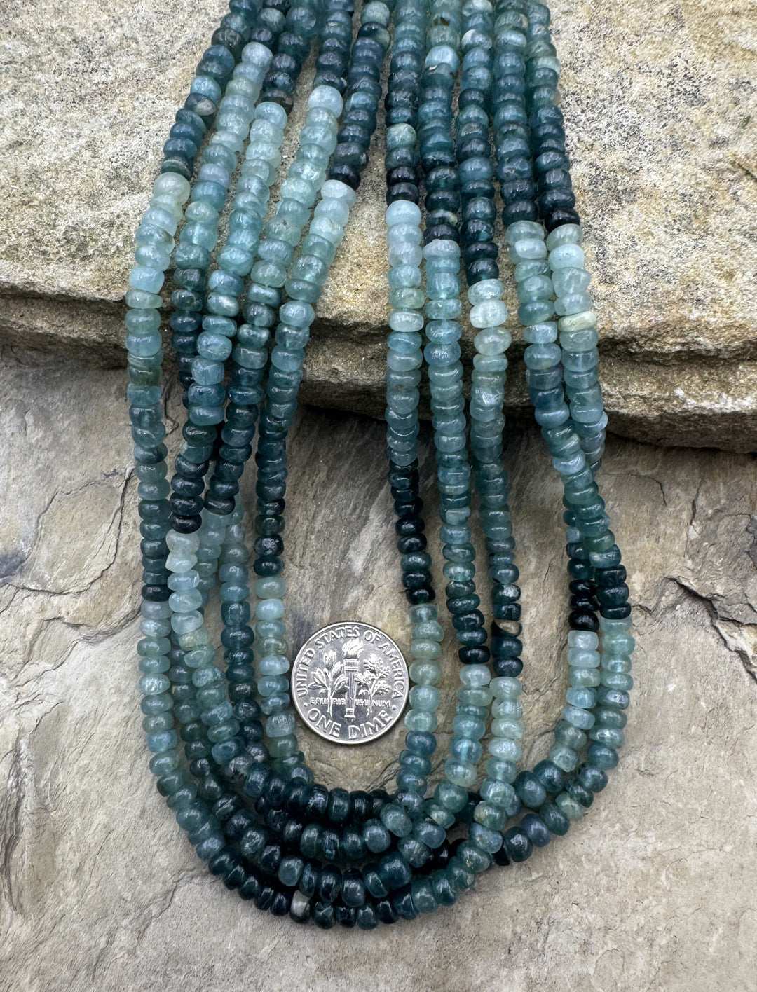 RARE Grandidrite (Madagascar) 5mm Rondelle Beads 14 inch