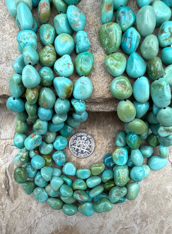 RARE Green Sleeping Beauty Turquoise (Arizona) 8-11mm