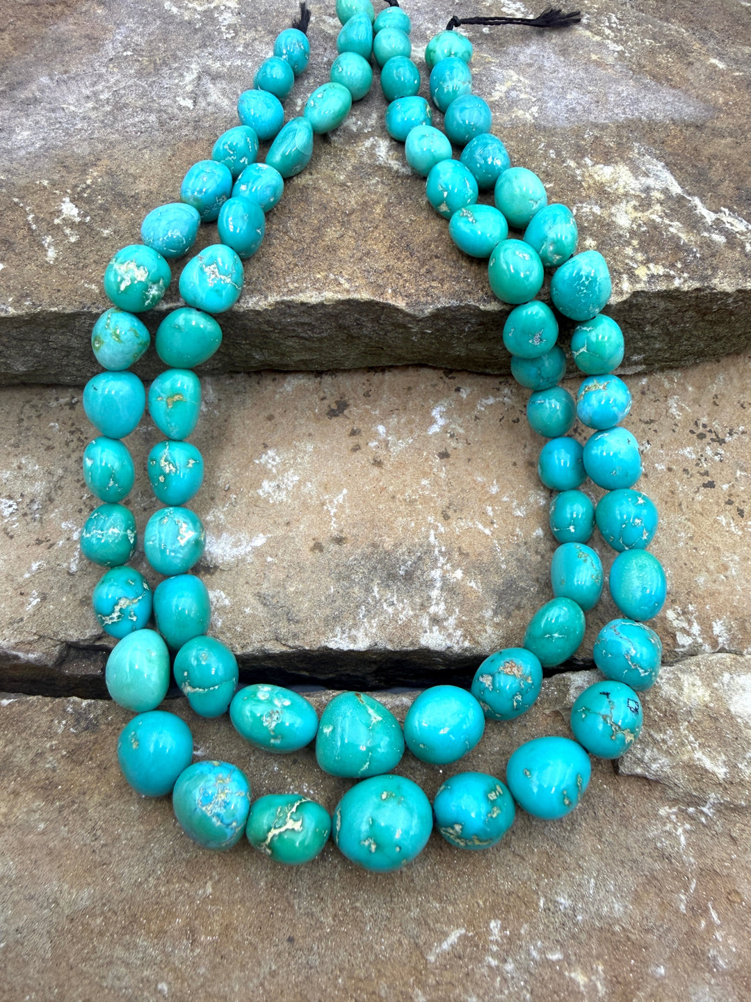 RARE Green Sleeping Beauty Turquoise (AZ) Graduated Nugget