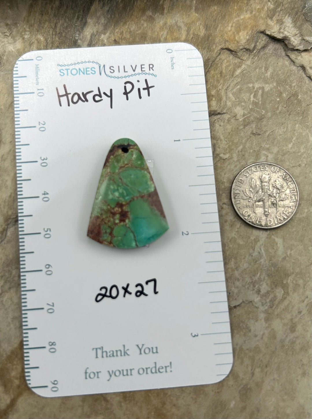 RARE Hardy Pit Kingman Turquoise (Arizona) Focal Pendant