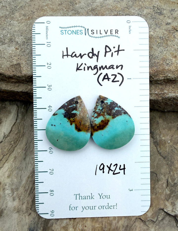 RARE Hardy Pit Kingman Turquoise (Arizona) Matching Earring