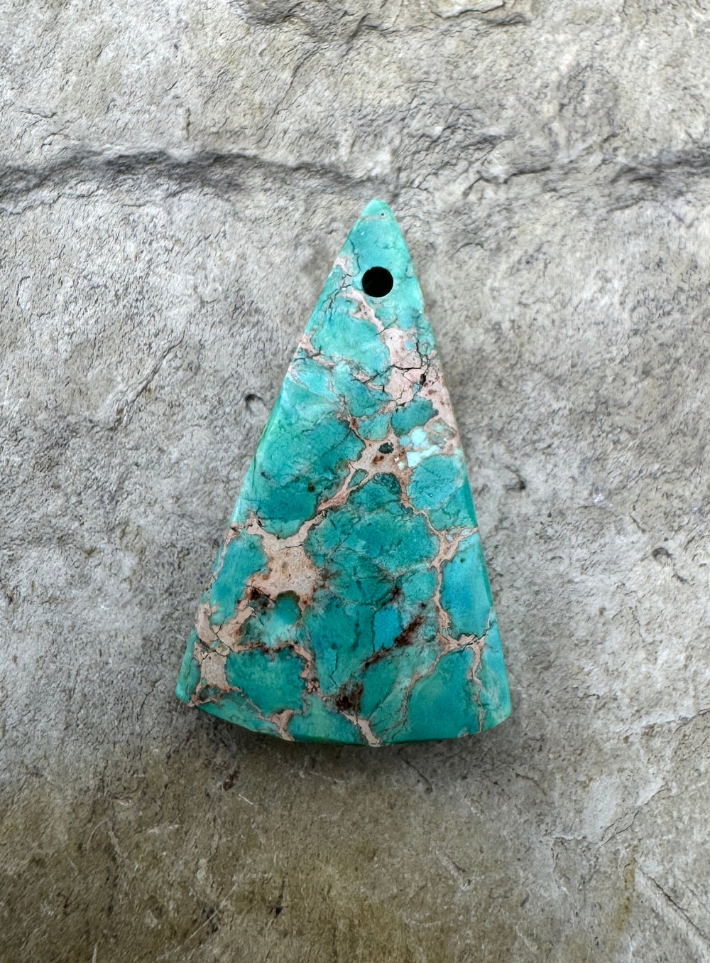 RARE Hardy Pit Kingman Turquoise (AZ) Focal Pendant Bead