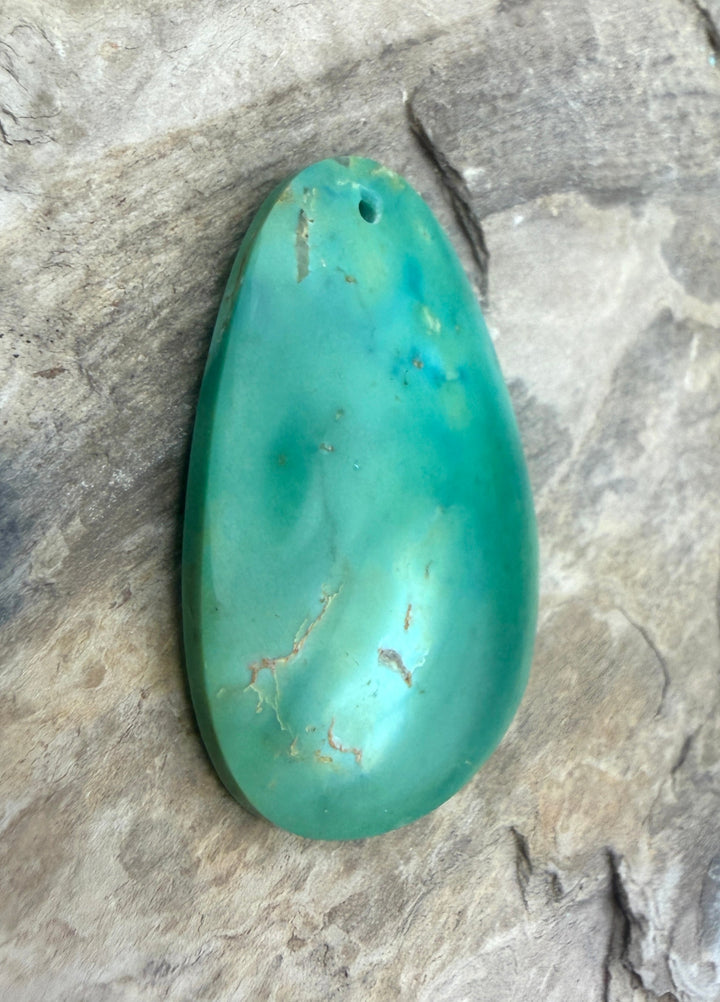 RARE Hary Pit Kingman Turquoise (Arizona) BIG Focal Pendant