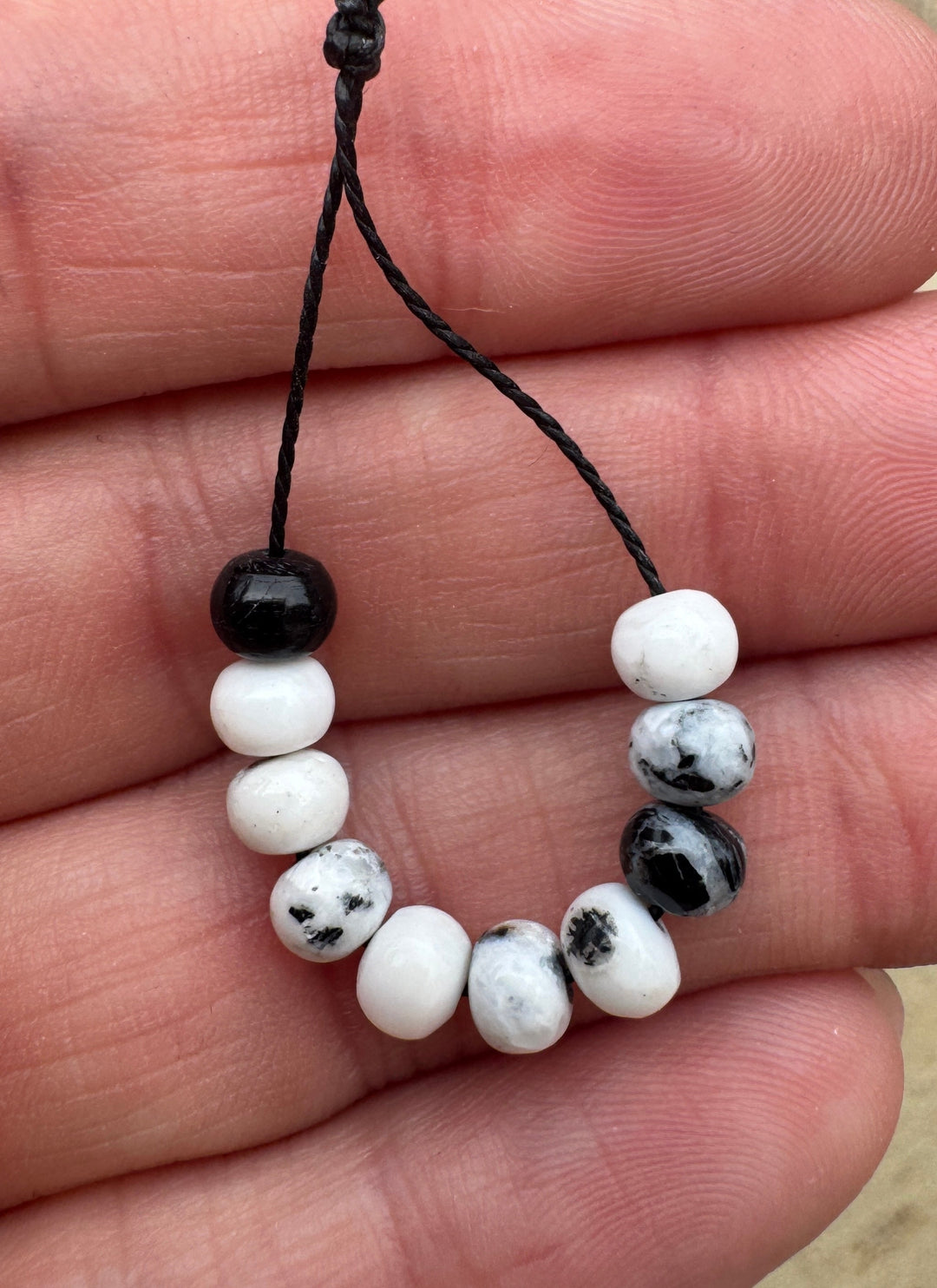 RARE High Quality White Buffalo 5mm Rondelle Beads (Set