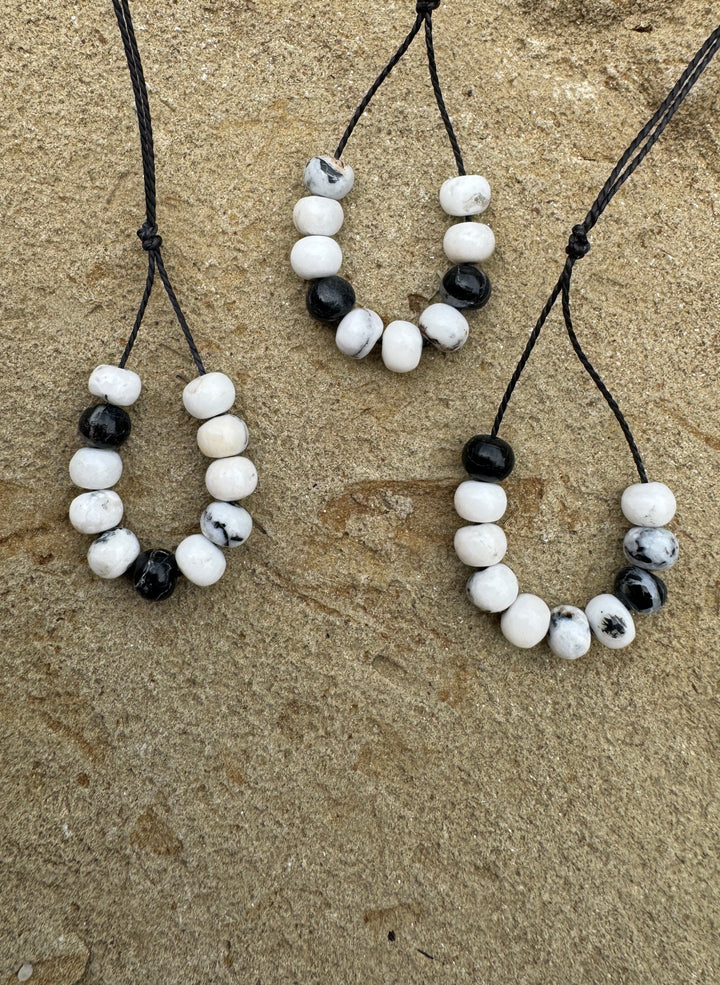 RARE High Quality White Buffalo 5mm Rondelle Beads (Set