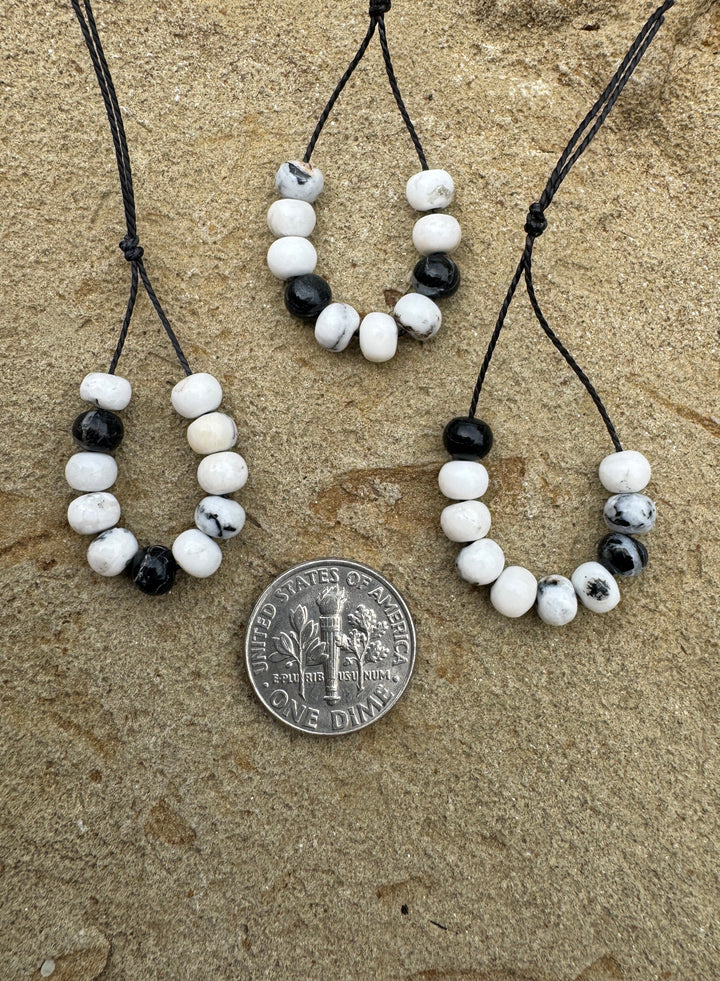 RARE High Quality White Buffalo 5mm Rondelle Beads (Set