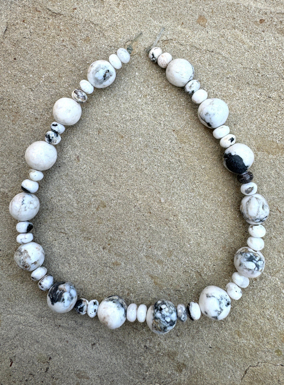 RARE High Quality White Buffalo Mixed Shape Designer Strand