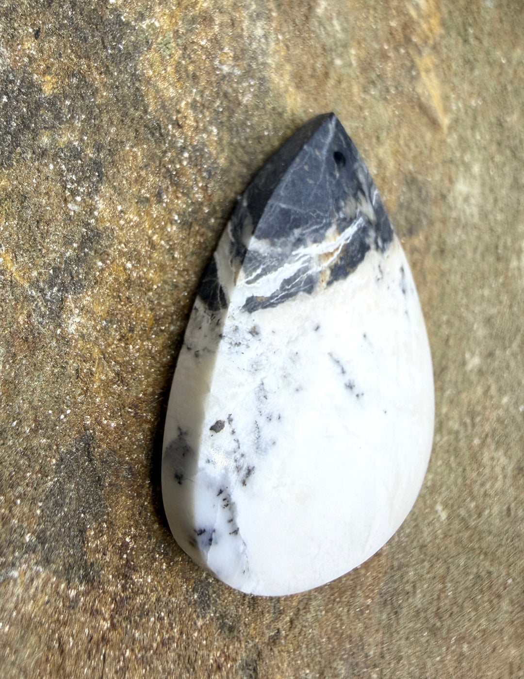 RARE High Quality White Buffalo (Nevada) Focal Pendant Bead
