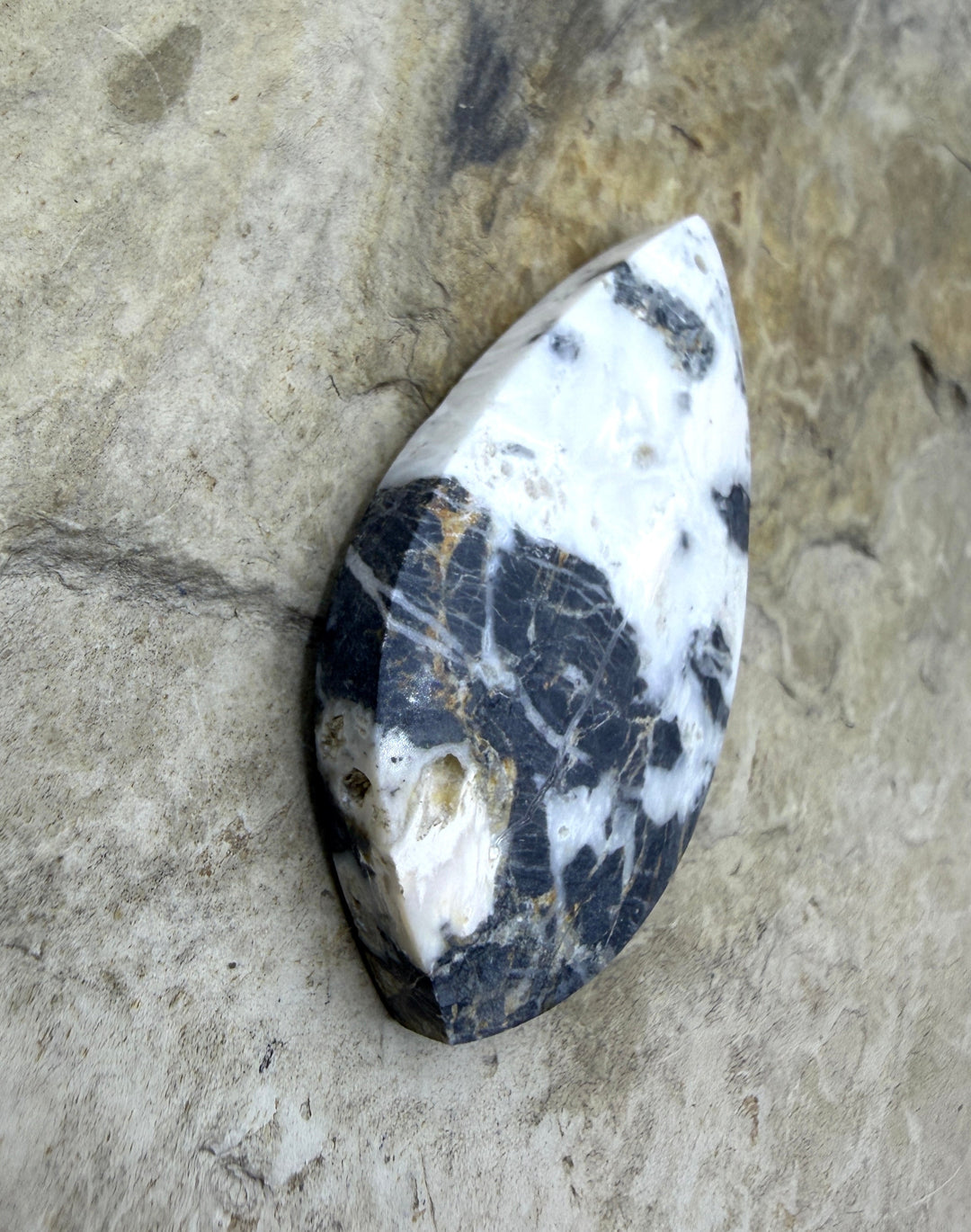 RARE High Quality White Buffalo (Nevada) Focal Pendant Bead
