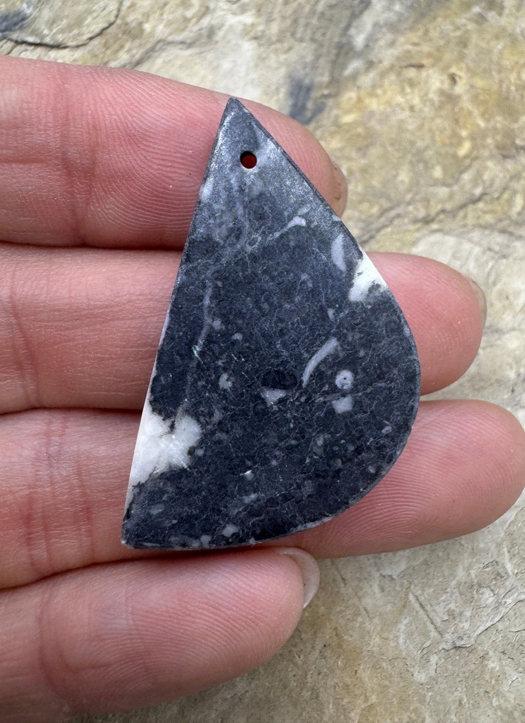 RARE High Quality White Buffalo (NV) Focal Pendant Bead
