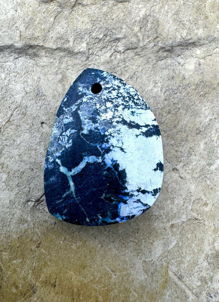 RARE Lavendar Hubei Turquoise (China) Focal Pendant Bead